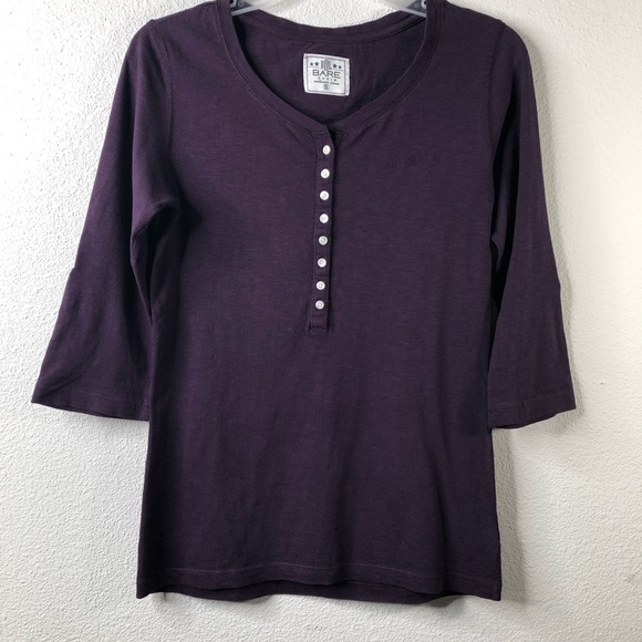 Quarter Sleeve front buttoned cotton top. Size - S - Picture 2 of 15
